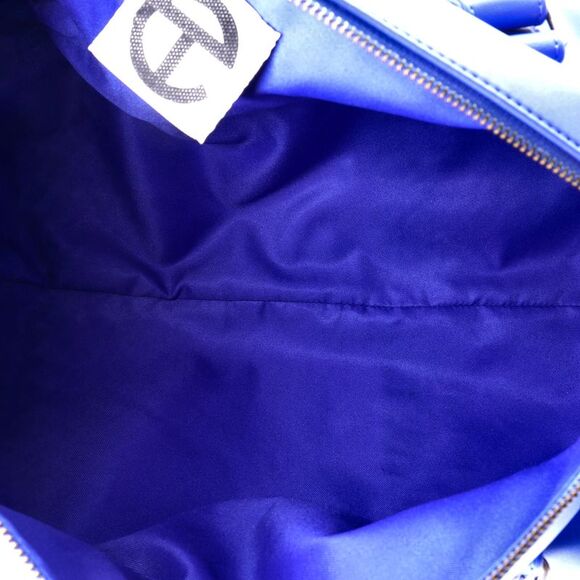 Telfar Duffle Bag Faux Leather Large Blue - Picture 5 of 6